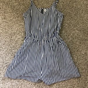 Hollister women’s striped romper